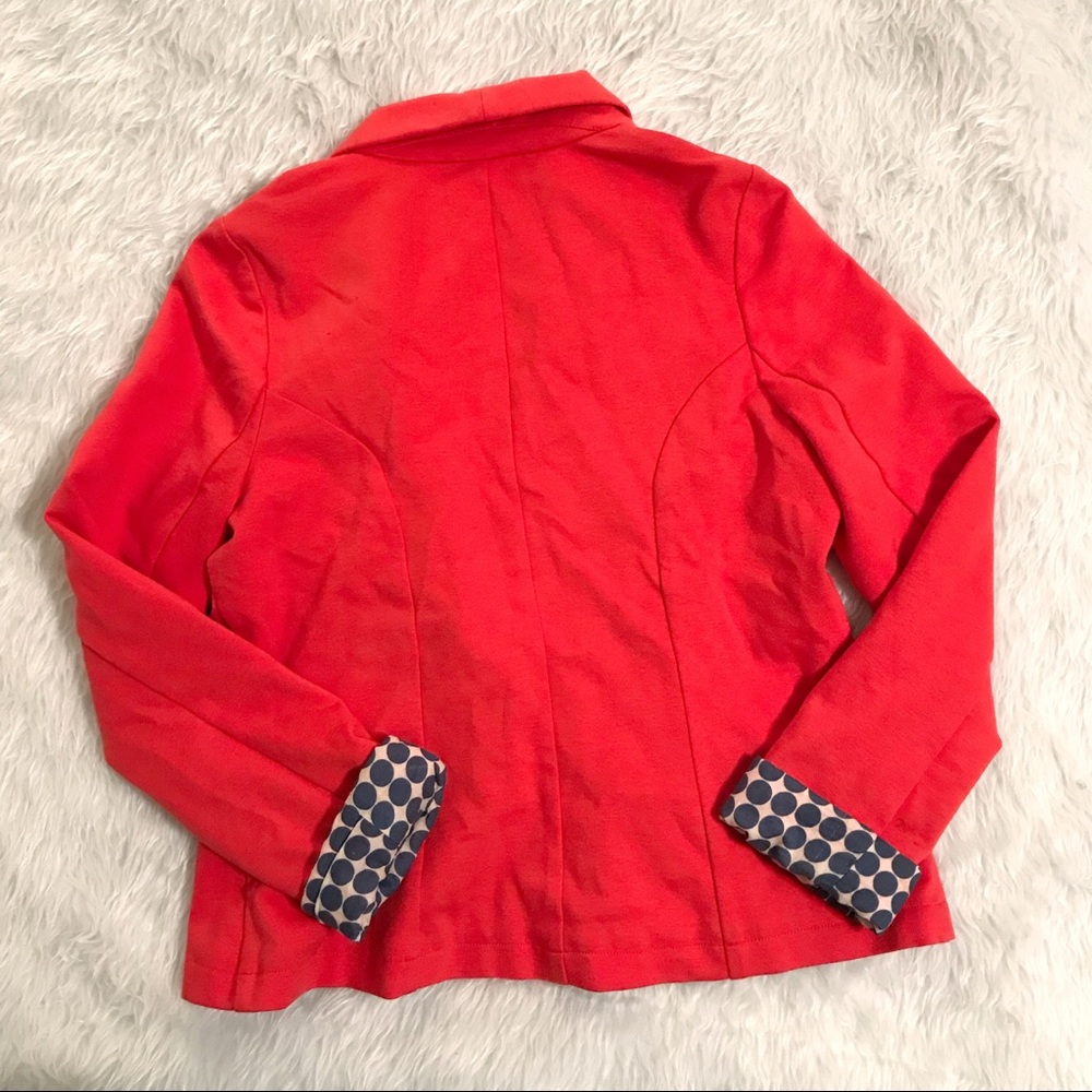 Boden Orange Roma Ponte Jacket Size 2 - Picture 2 of 6